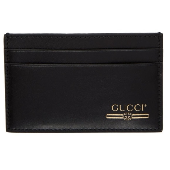 Gucci GG Logo Card Holder in Black - Picture 1 of 7